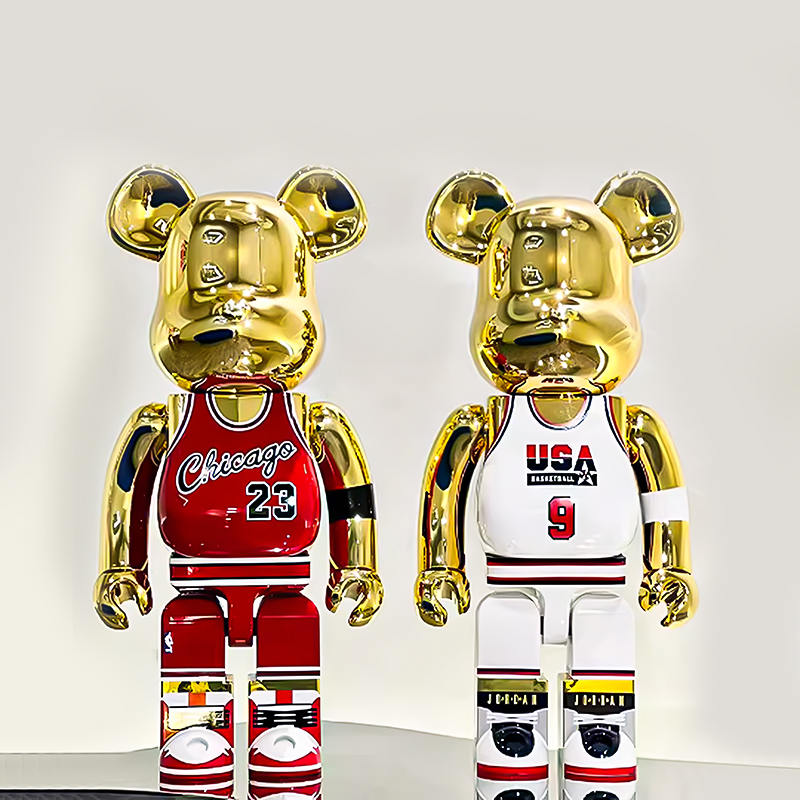 لعبة فينيل ذاتية الصنع Kaw Bearbricks 1000%