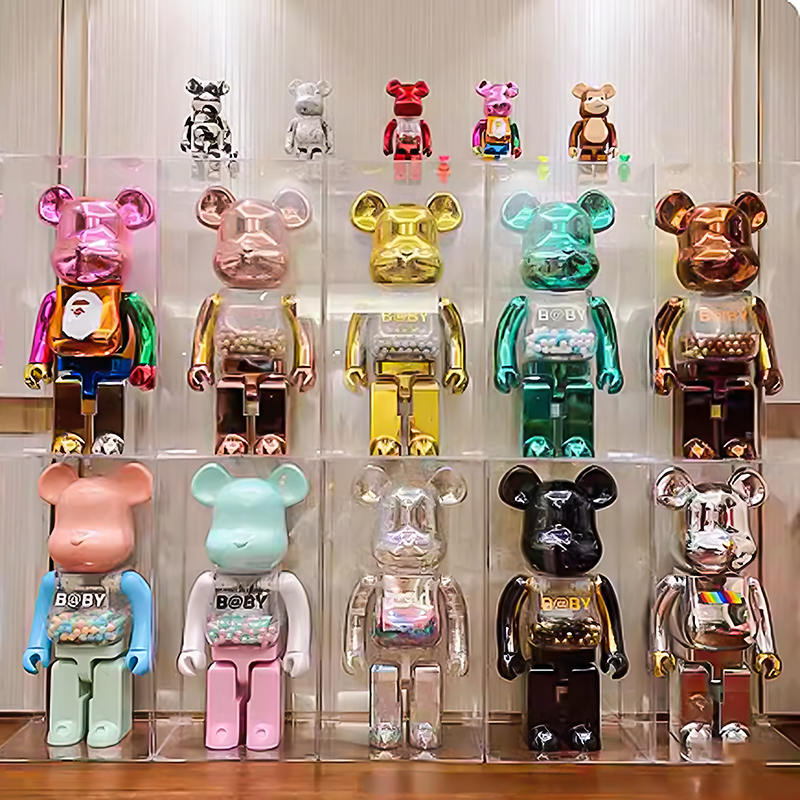 لعبة فينيل ذاتية الصنع Kaw Bearbricks 1000%